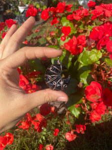 Black Moon Rising~ Black Obsidian Pendant